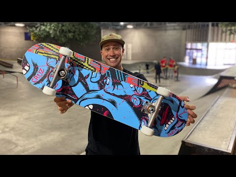 8.5 x 32.2 'NO PATTERN HAND' EVERSLICK PRODUCT CHALLENGE w/ ANDREW CANNON | Santa Cruz Skateboards