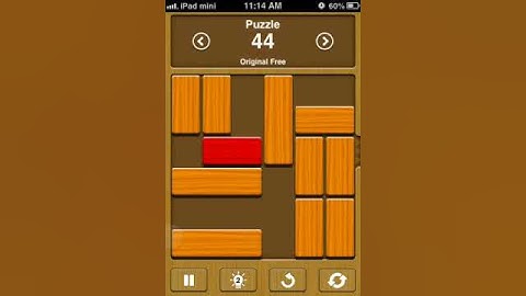 Unblock me solutions Original free level 44