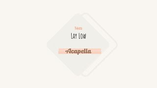 Tiësto - Lay Low (Acapella)