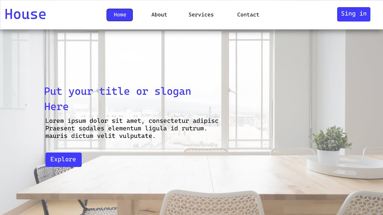 How to make a website using html and css|| make a two page website ...