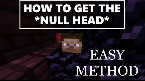 HOW TO GET THE *NULL HEAD* IN HYPIXEL SKYBLOCK