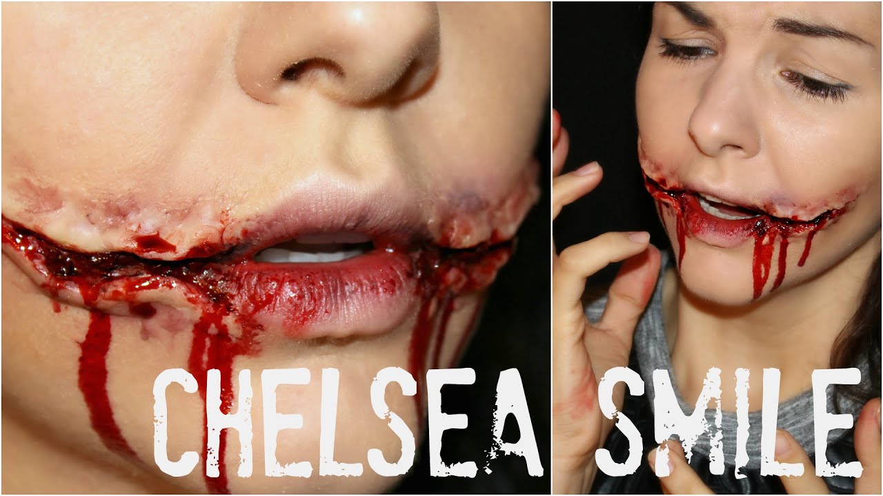 Easy Chelsea Smile  Ripped Mouth  Special FX Makeup 