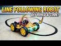 Arduino line following robot | Full making video