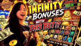 The Secret Bet to Get INFINITY Bonuses on Happy And Prosperous Dragon Link Slot! 🤯