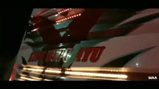 Dj bus malam full strobo kekinian keren guys!!!