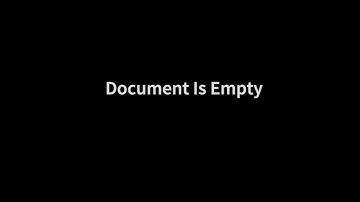 Document is Empty - The Screen Reader End User Experience