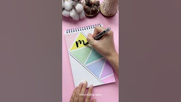 Simple Idea for Front Page: Maths ✨ #shorts #halyncalligraphy #frontpage