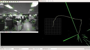 ROVIO with Intel Realsense D435i on Jetson Xavier (screen version clip)