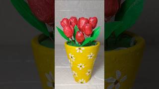 DIY Artificial Tulip #shorts #diy #craft #handmade #tulip #shortvideo