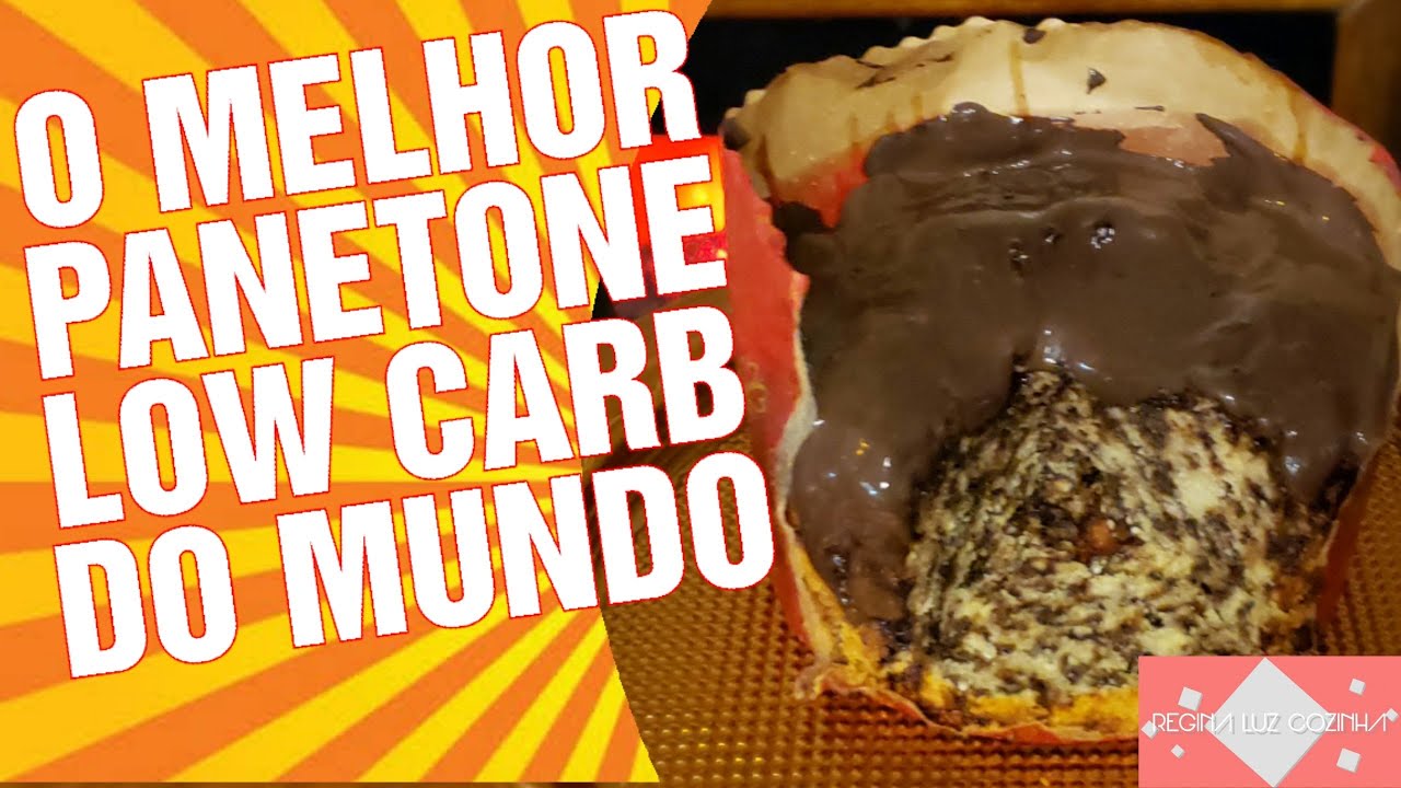 Melhor Panetone Low Carb de Chocolate do Mundo