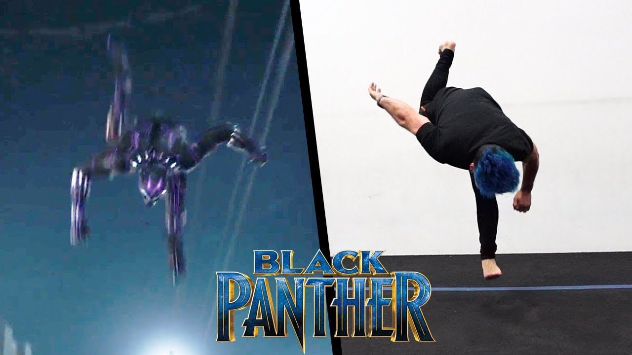 Stunts From Black Panther In Real Life (Parkour)