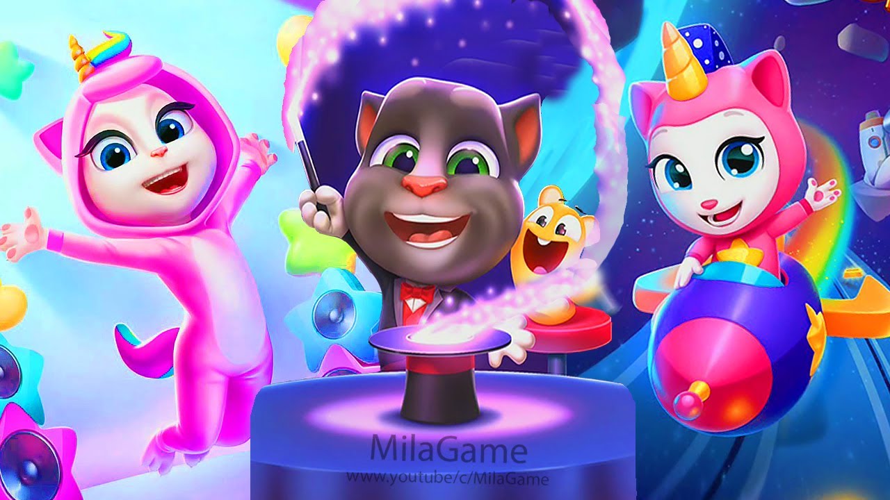 МОЙ ГОВОРЯЩИЙ ТОМ 2 #65 друзья Анджела Ухаживаем за питомцем #Том_2 #Том