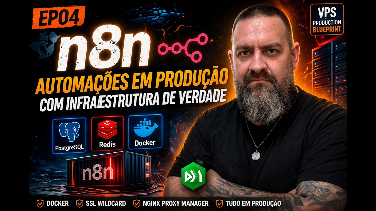 N8N em Produção do Jeito Certo | Docker, PostgreSQL e Redis na VPS para ...
