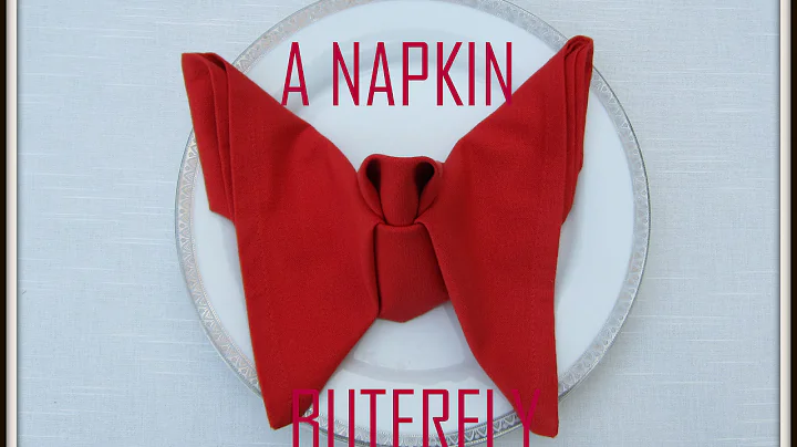 Napkin Folding : Butterfly