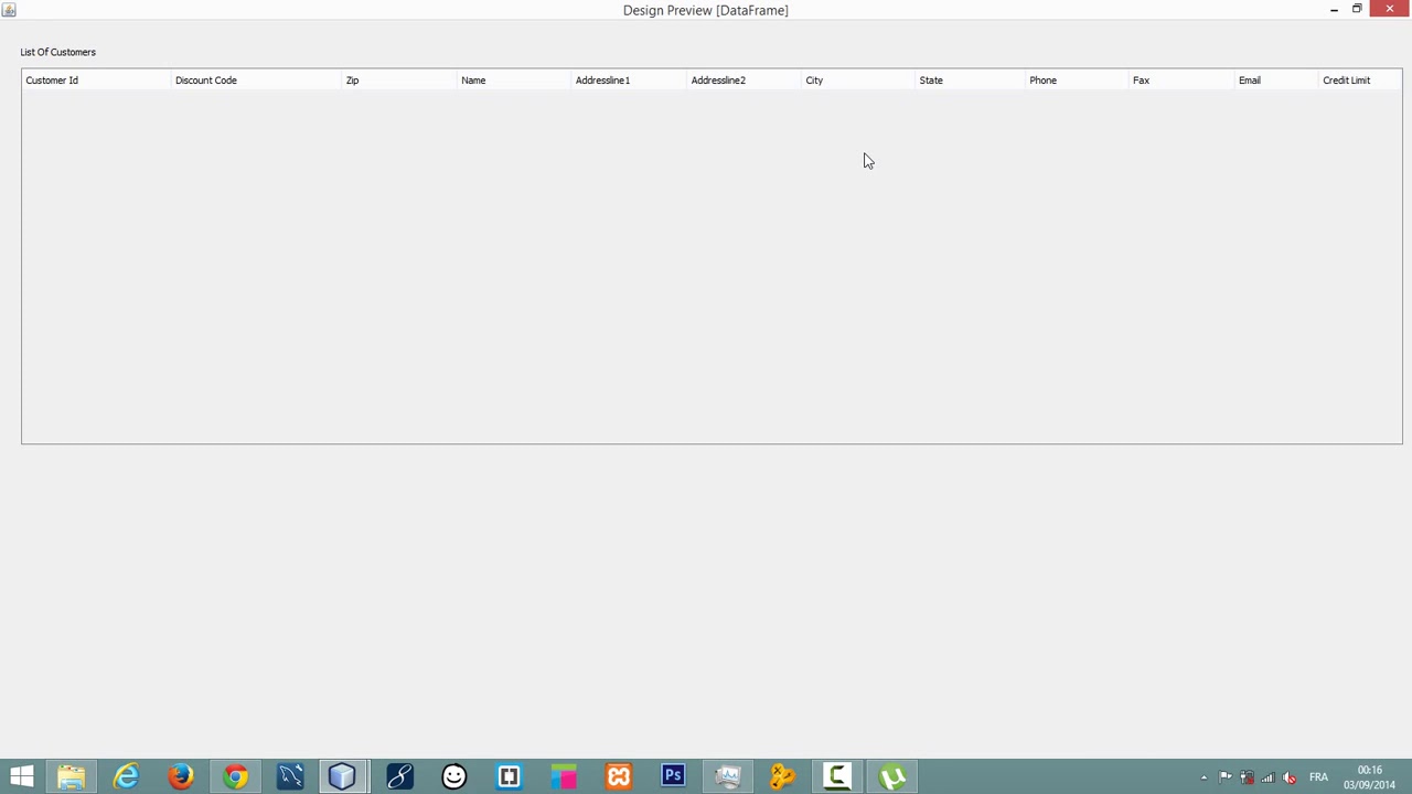 show data from Mysql in JTable with netbeans 8 - YouTube