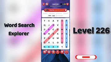 Word Search Explorer Level 226 Answer 🔍 | Step-by-Step Guide | Go Answer