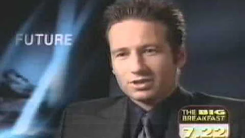 The X-Files: David Duchovny - Fight The Future Promotion (Interview)