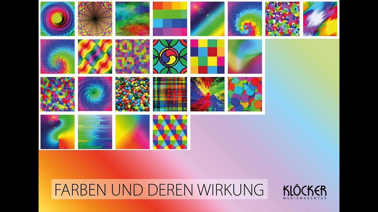 Farben und deren Wirkung - YouTube