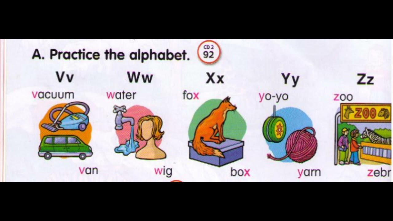 Luyện tập bảng chữ cái tiếng Anh Let's go 1 - YouTube
