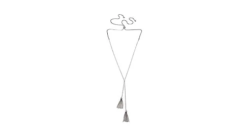 Nancy LeWinter "Love Knot" Adjustable Tassel Neckl...