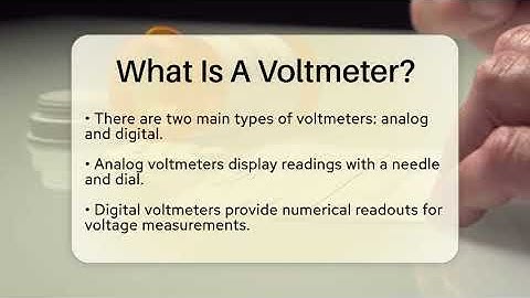 What Is A Voltmeter? - Science Through Time