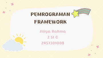 Laporan Pemrograman Framework | Pertemuan 4