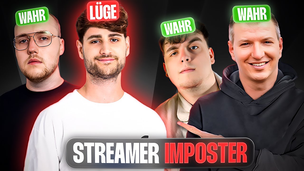 STREAMER IMPOSTER! 🕵️‍♂️😂mit Eli, Zarbex, Schradin & Kroko