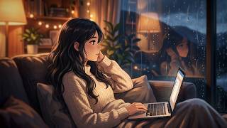 ☔ Rainy Night Lofi Girl – Relaxing Beats for Sleep Therapy, Anxiety Relief &amp; Study Focus 🌙🎶