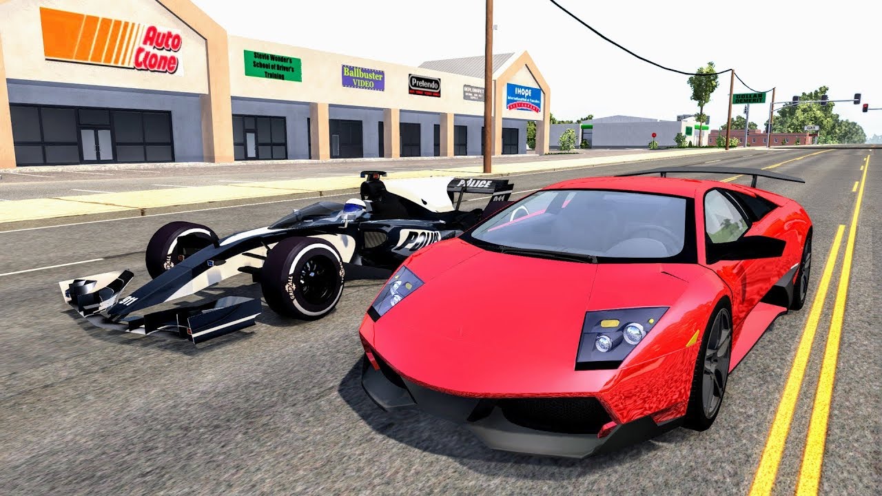 Crazy Police Chases #73 - BeamNG Drive Crashes