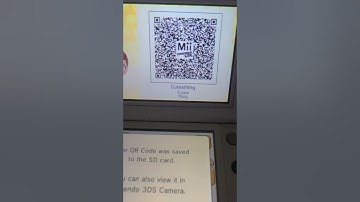 cutesthing mii qr code #shorts