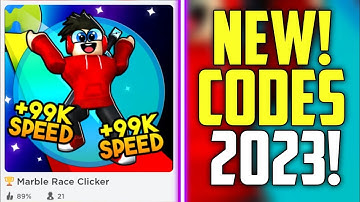 HURRY! - NEW MARBLE RACE CLICKER CODES 2023!