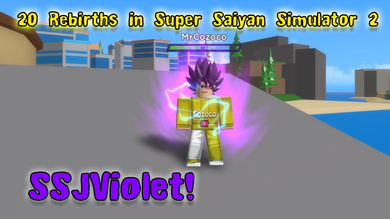 20 Rebirths! SSJViolet! - Dragon Blox Roblox