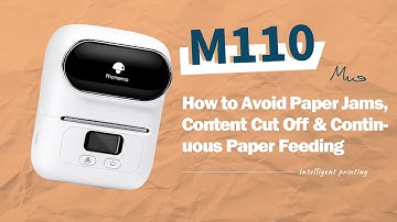 Phomemo M110 Tutorial: How to Solve the Printing Position Offset Problem | Setup Instruction
