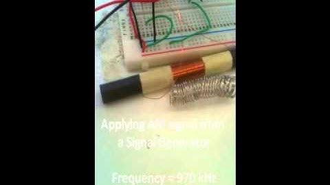 Testing AM Radio using a Signal Generator at 970 kHz - University of Brighton