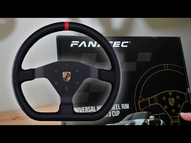 Leder oder Wildleder? Fanatec Podium Lenkradkranz Porsche 911 GT3