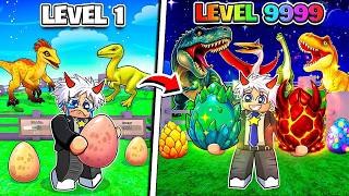 BI HUỲNH ĐÀO TRỨNG KHỦNG LONG VÀ XÂY DỰNG CÔNG VIÊN KHỔNG LỒ TRONG ROBLOX