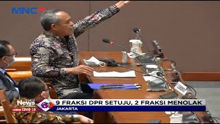 Tolak Sahkan Ruu Cipta Kerja Fraksi Demokrat Walk Out  Lim 0510