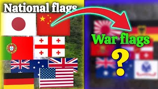 War flags of countries/#ytvideoes #countriesflags #viralvideos