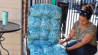 Beautiful High Back Patio Chair Cushion #ad