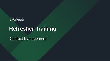 Contact Management - 1 of 13