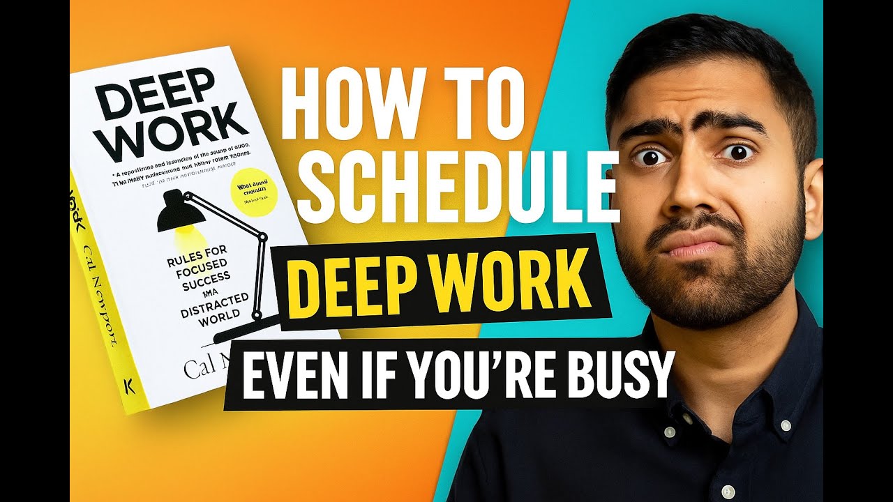 How to Schedule Deep Work Even If You’re Busy