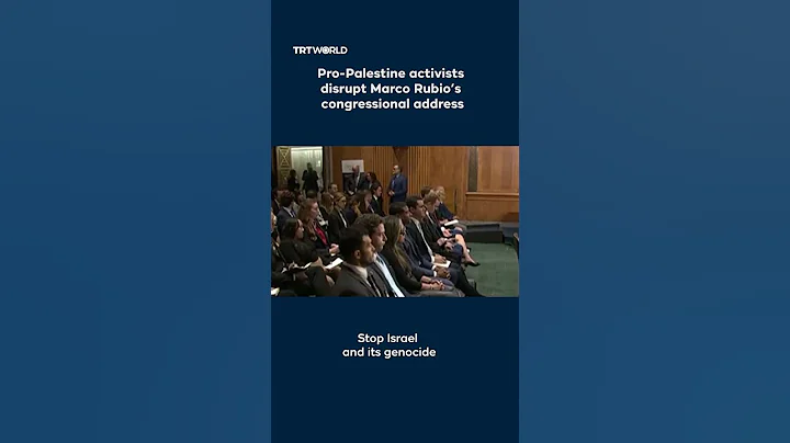 Marco Rubio disrupted by pro-Palestine activists during Senate testimony