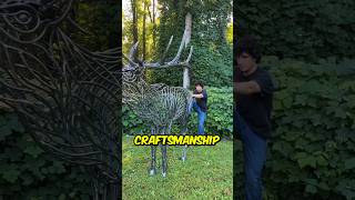 He Built an AMAZING Metal Elk Sculpture With His Own Hands #art