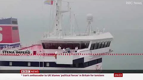 Audio clip reveals tense exchange before Iran seized British tanker