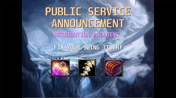 PUBLIC SERVICE ANNOUNCEMENT: Fix Your Swing Timer!