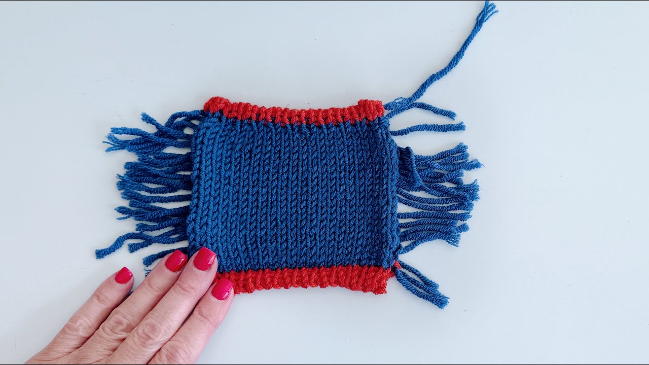 Wie man eine Maschenprobe in Runden arbeitet/ How to swatch in rounds