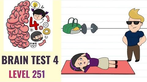 🧠 Brain Test 4 Level 251 | Judy must impress Gymmy with some sit-ups | Walkthrough