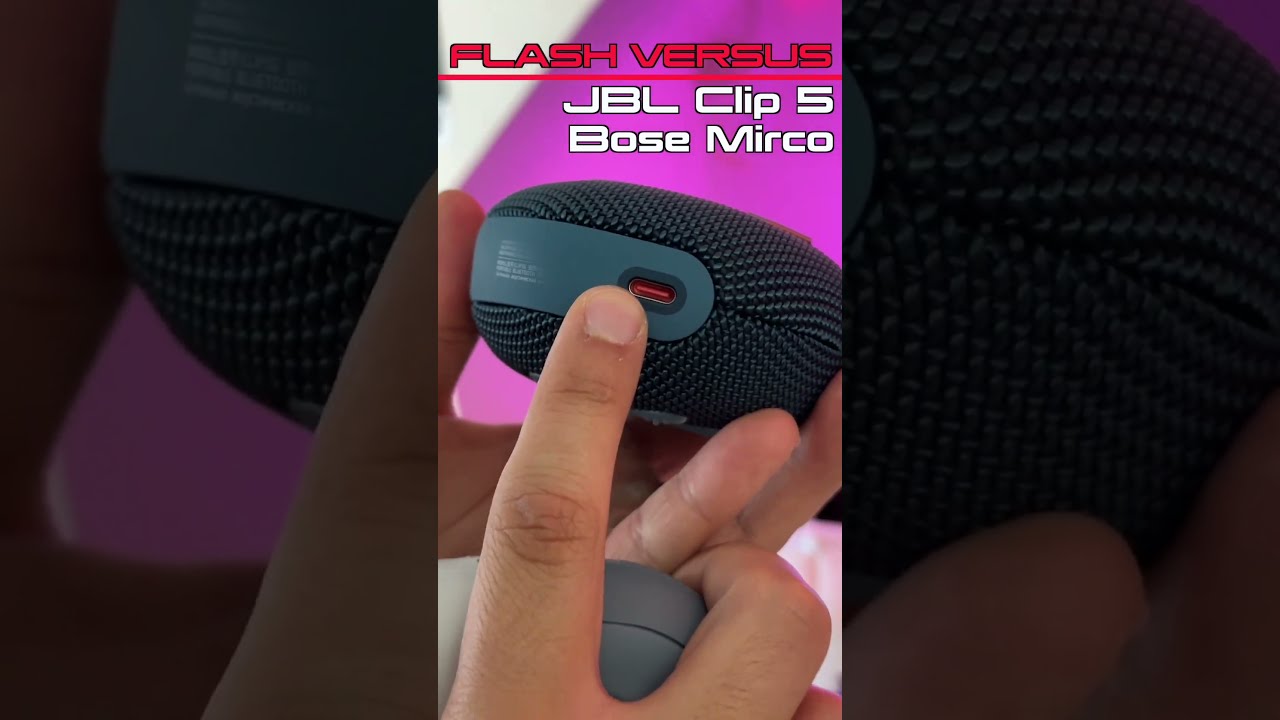 Flash Versus JBL Clip 5 VS Bose Soundlink Micro