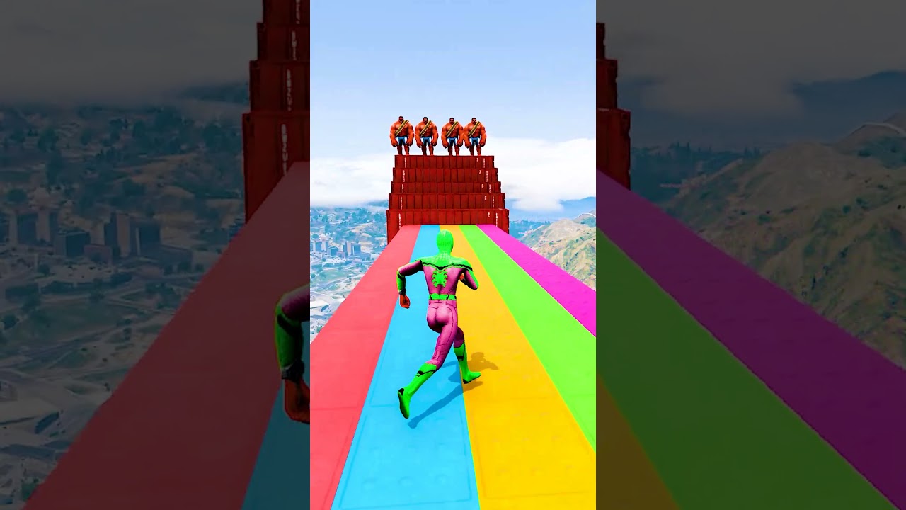 GTA 5 Epic Water Ragdolls | Spider-Man Jumps / Fails ep.16698 