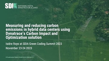 GCS23: Measuring and reducing carbon emissions using Dynatrace’s Carbon Impact solution